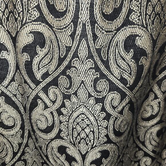 Talbots Collection Womens Size 4 Black Gold Brocade Skirt Baroque‎ Quiet Luxury - Picture 3 of 13